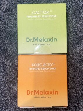 Dr. Melaxin Cactox CT Pore Relief Serum Soap and Kojic Acid KA Turmeric Soap